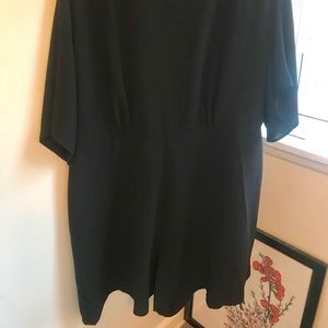 Black kimono romper